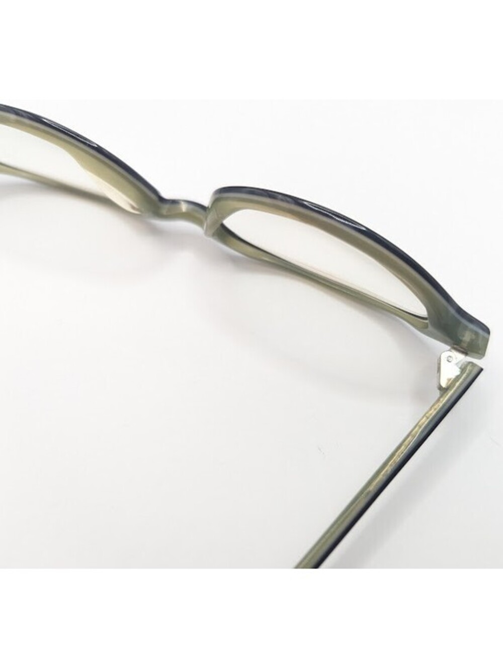 Nicole Miller Sweety Eyeglasses Frame Olive Translucent Green Oval  46-16-140 - Picture 11 of 15